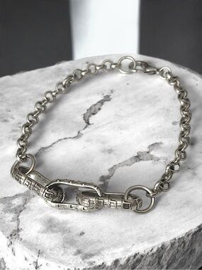 5 For $25💫Silver Alternative Chain Links Bracelet
